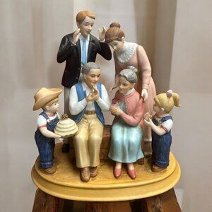 Home Interiors Denim Days Debbie Danny 50th Anniversary Celebration Figurine
